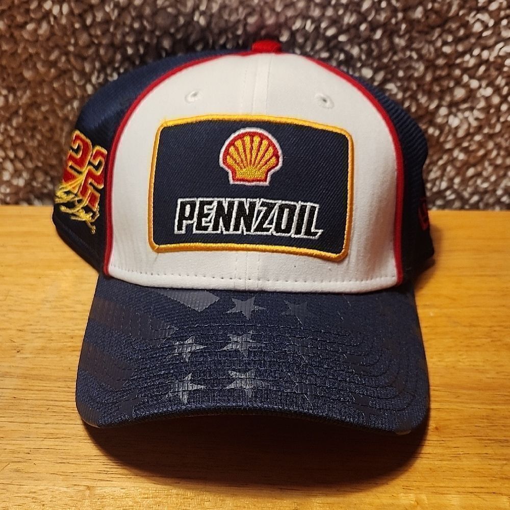 New Era 9Forty Nascar Joey Logano Pennzoil SnapBack Hat - New